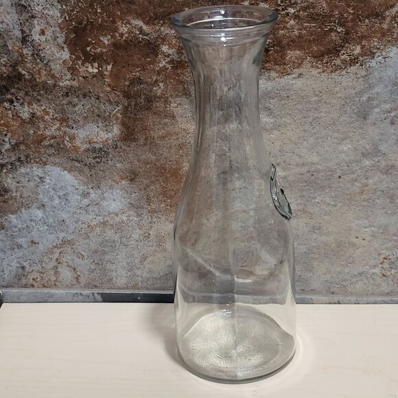 VTG Anchor Hocking 1 Liter Glass Bottle Jar Carafe Decanter Milk Water - Picture 5 of 10